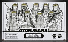 Star Wars Vintage Collection Rebel Soldier Echo Base Battle Gear 4 Pack
