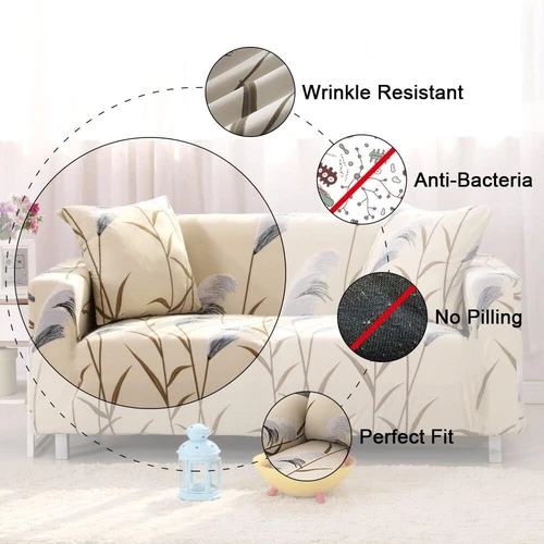 High Stretch Sofa Cover 1 2 3 4 Seater Slipcover Lounge Protector Couch Cover AU - Picture 16 of 96