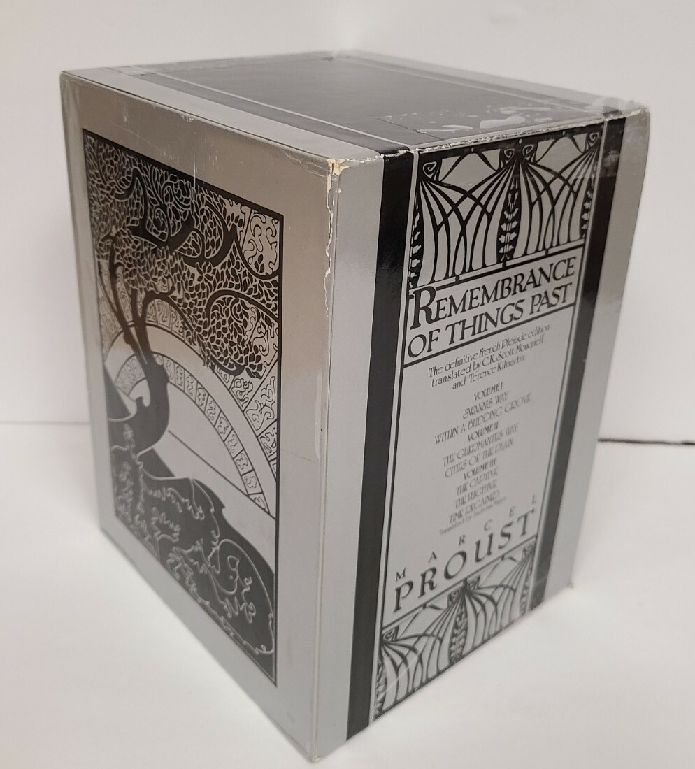 3 Vol Set REMEMBRANCE OF THINGS PAST by Marcel Proust 1981