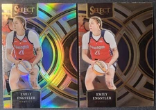 EMILY ENGSTLER 2023-24 Select SILVER PRIZM Premier #173 & Base MYSTICS