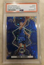 Franz Wagner RC⚡️2021-22 Mosaic Blue Fast /85 PSA 10 💎 GEM MINT 🏀 COLOR MATCH 