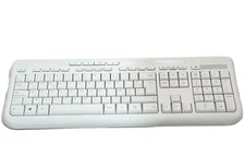 Microsoft 600 Wired Keyboard - AZERTY - French - White (IL/RT6-22176-ANB-0002...