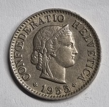 5 RAPPEN 1955 SWITZERLAND ZWITSERLAND
