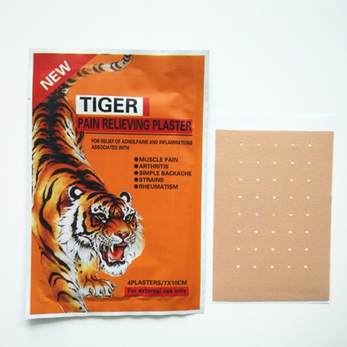Tiger Pain Balm Relief Plaster Patches - 15 Pack - 60 pcs - 7 x 10cm - FAST SHIP - Picture 2 of 11