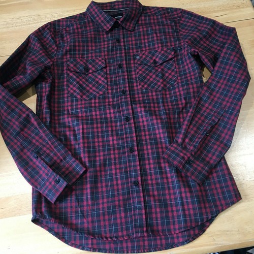 Hurley Dri-FIT Men's Maroon Black Plaid 