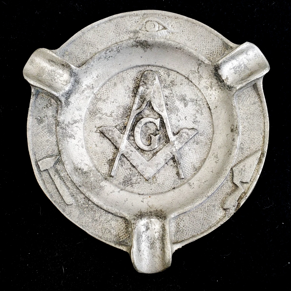 1930年代 フリーメイソン 葉巻 灰皿 アッシュトレイ Freemason Masonic