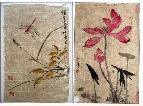 50 PC Handmade Mulberry Bark Fiber Rice XuanPaper Painting Calligraphy 30x40cm土纸 - Picture 10 of 11