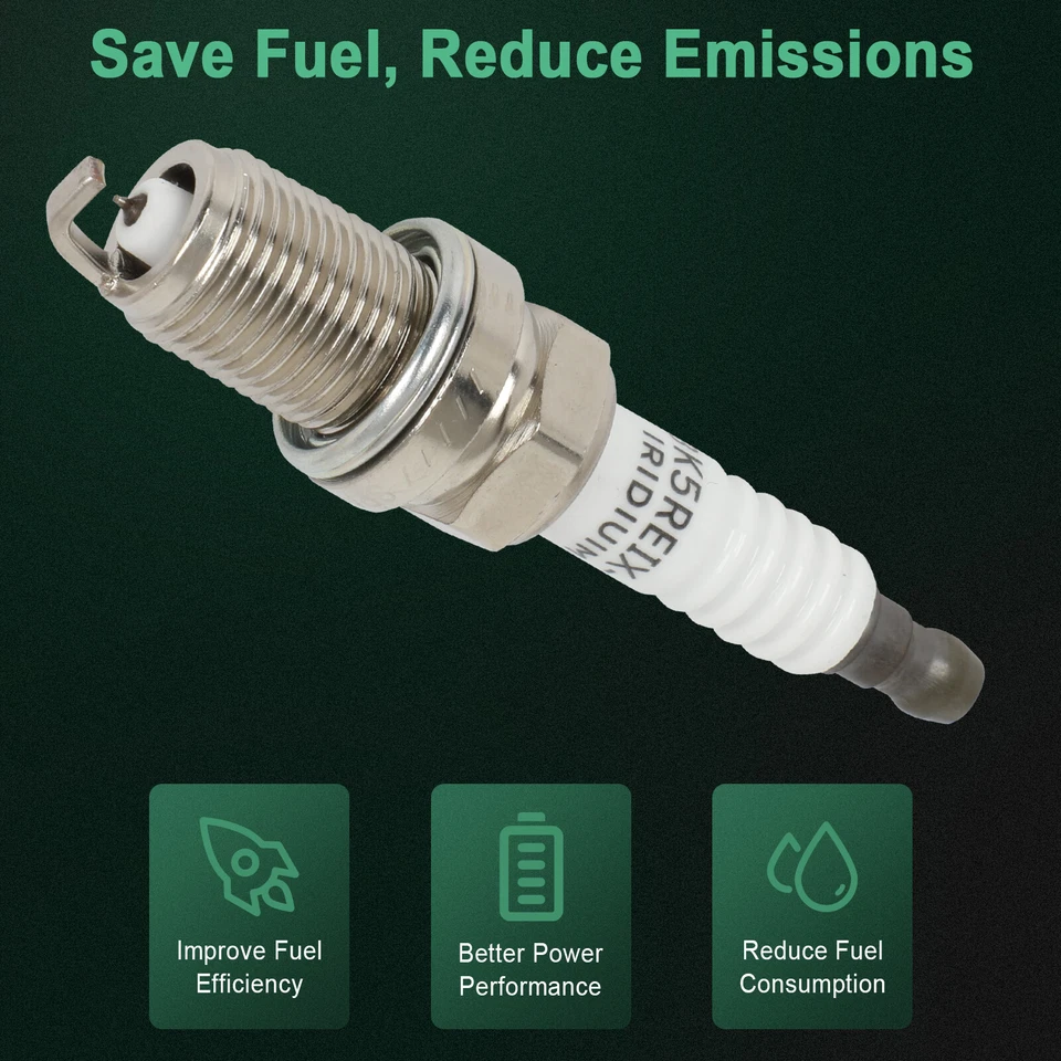 6x bujías de iridio y platino para Acura RL 1996-2004 3,5 L V6 Foto 4 de 4