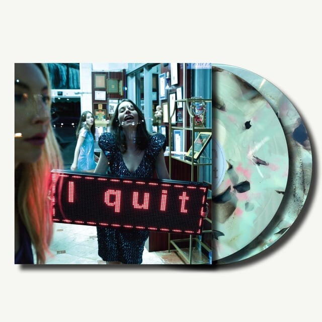 HAIM I Quit Double Sea Glass Blood Records Black Pink