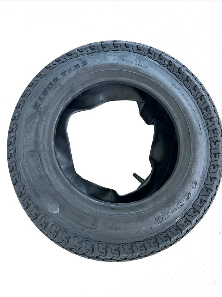 4.50-10 Kingstire KT-715 - 6PR - TT - 69/N - Set:inklusive Schläuche TR13 Ventil - Bild 3 von 3