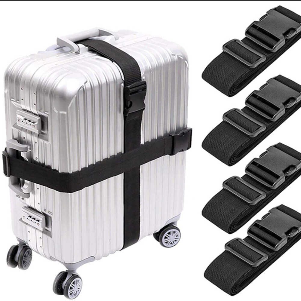 US 3 Pack Travel Luggage Suitcase Strap Belt Baggage Backpack Bag Package TSA