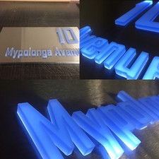 Stainless Steel LED Light Box with 3D High-End Signage
