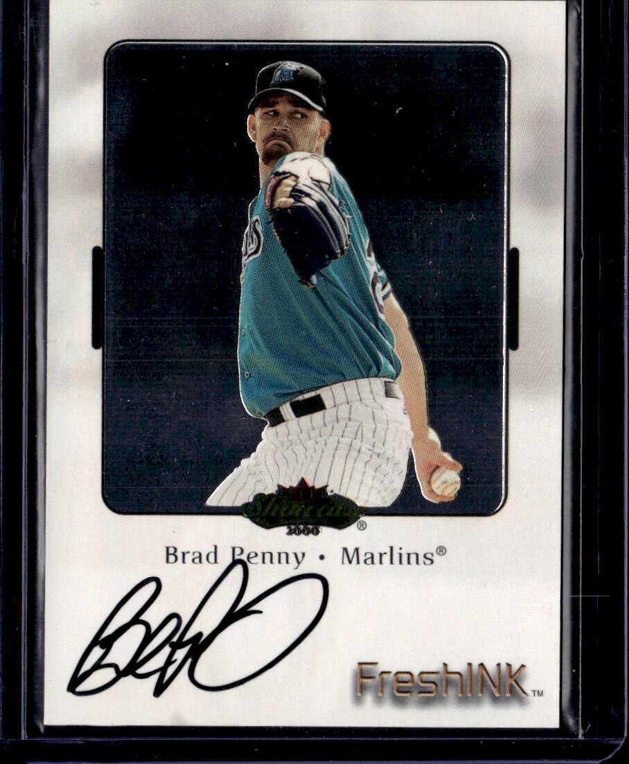 2000 Fleer Showcase #NNO Brad Penny #NNO Fresh Ink Autographs