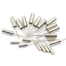 10PCS 6MHz 6.000MHz DT-38 Quartz Crystal Oscillator Cylinder 3*8mm