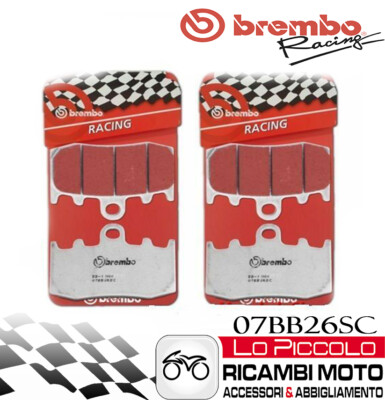 4 PASTIGLIE FRENO ANTERIORI BREMBO SINTER SC PER SUZUKI GSX R 600