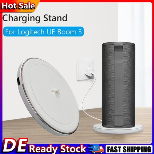 Wireless Speaker Charger Stand for Ears Boom 3 (White) De