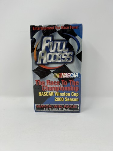 Nascar The Race To The Championship VHS Tape 2000 Season Winston Cup Full Access
