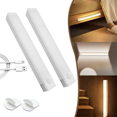 Punch-Free Smart Sensor Magnetic Rechargeable LED Lights Wireless USB Charging