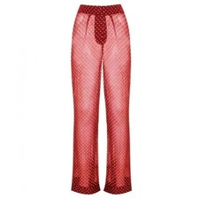 Agent Provocateur Pennie Red Silk Pants UK10 Medium NWT 490