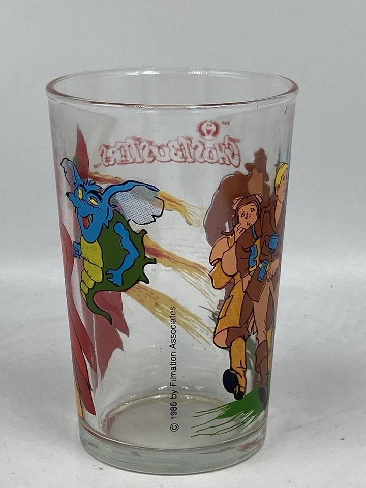 FILMATION 1986 GHOSTBUSTERS Verre Moutarde AMORA Dessin Animé Vintage France - Photo 4/4