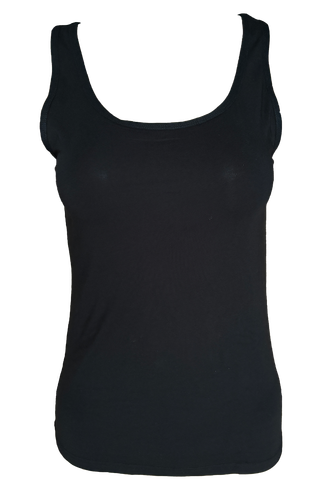 Damen Tank Top BRENDA Venice Beach breite Träger Schwarz Gr. S M L XL - Picture 3 of 4