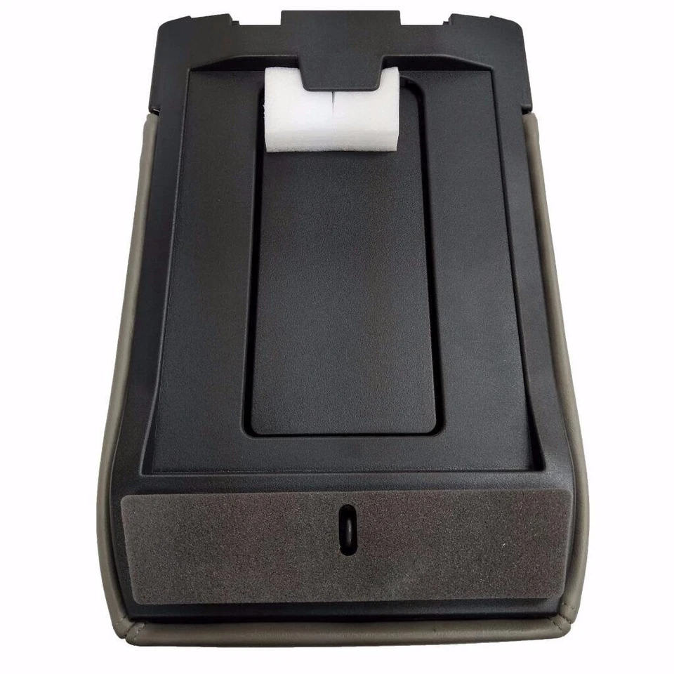 Consola central apta para Chevy Silverado 99-07 # 19127364 tapa reposabrazos pestillo gris claro Foto 2 de 4