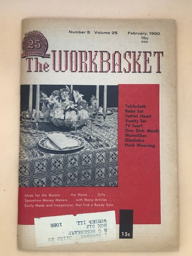 Workbasket Magazine 1960 ENTIRE YEAR 12 ISSUES CRAFTS CROCHET KNITTING VINTAGE - Picture 4 of 24