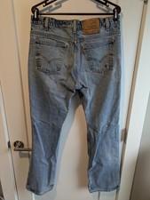 Vintage 70s Levi's 36x34 517 Orange Tab Blue Jeans Pants Denim USA