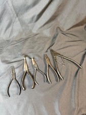 Vintage Swedish Pliers Lot EA Berg & Lindstrom Eskilstuna Sweden Precision Snap 