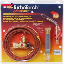 TURBOTORCH 0386-0832 PL-5ADLX-MC Self-Lighting Torch Kit, Air Acetylene, Extreme