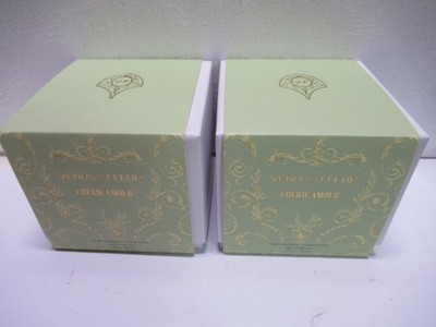 2-Pack Venus et Fleur CHERIE AMOUR CANDLE Bougie Parfume Scented Candle 7.8 oz