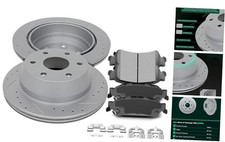 Rear Brake Pads and Rotors 55066 D792 Rear Brake Rotors and Pads Kits 2 4