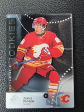 2025-26 SP Game Used ZAYNE PAREKH Authentic Rookies Clear Cut /25 - Calgary