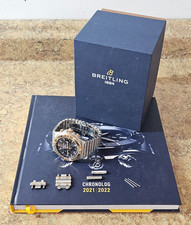 Breitling Chronomat 42mm UB0134 Rose Gold & Stainless Steel Men's Watch w/ Box