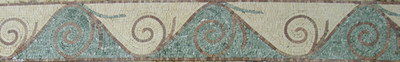Vine Color Harmony Border Skirting Floor Wall Marble Mosaic