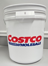 NEW Costco 5 Gallon All Purpose White Bucket Made in USA NSF / ANSI Certified #2