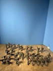 54mm Marx Original 32 German Dark Gray - Battleground Full Set