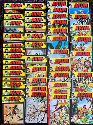 50x Akim Album, Hethke Verlag, fast komplett, Comic, siehe Bild!