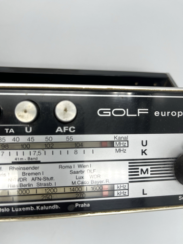 Altes ITT Schaub-Lorenz "GOLF EUROPA" - 100 Kofferradio , AM / FM , 1960 g - Picture 13 of 24