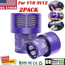 2 Pack HEPA Filters for Dyson SV12 V10 Animal Absolute Replacement No. 969082-01