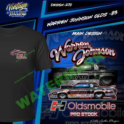 Warren Johnson 1983 Hurst Olds-Shirt (270)