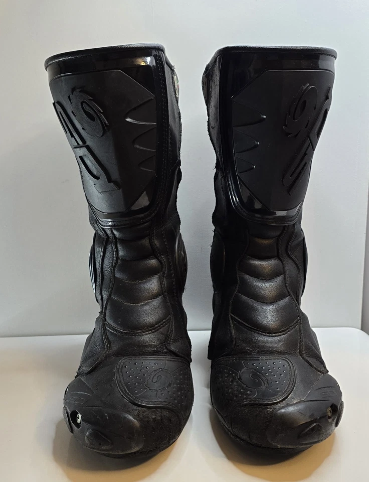 Botas de moto de cuero negras Sidi Goretex - UK 7 / EU 41 Foto 2 de 4