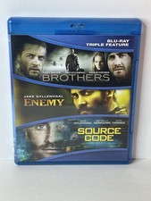 Brothers / Enemy / Source Code (Blu-ray Set) Jake Gyllenhaal VG Tested