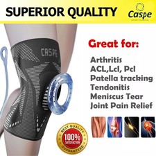 Knee Brace Compression Sleeve Support Sport Joint Arthritis Patella Stabilizer