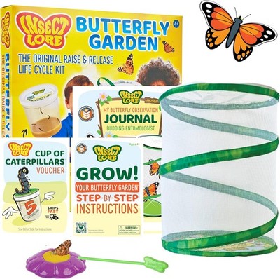 Insect Lore Butterfly Garden Kit Caterpillar Habitat Raise Release