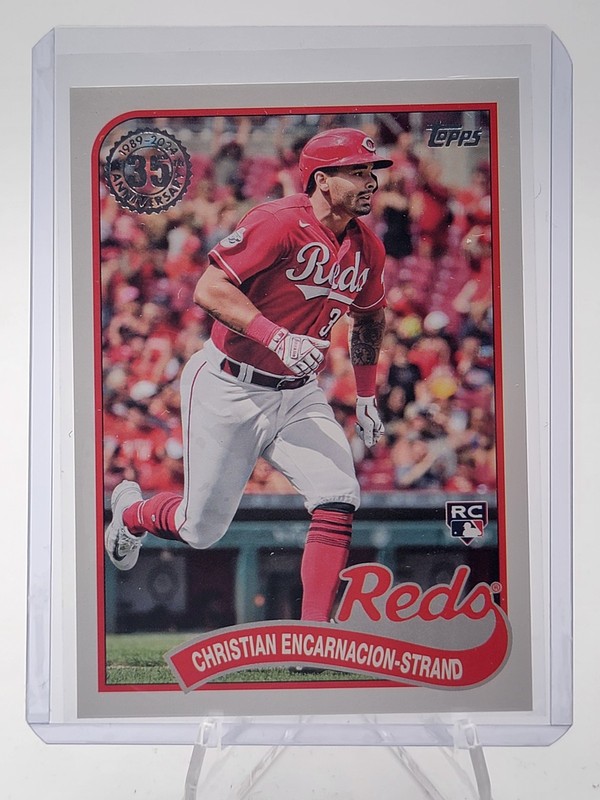 CHRISTIAN ENCARNACION-STRAND 2024 TOPPS SERIES 1 1989 ROOKIE #89B-65 REDS Q2091