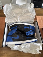 Air Jordan 1 Size 10.5 Black/Royal Blue