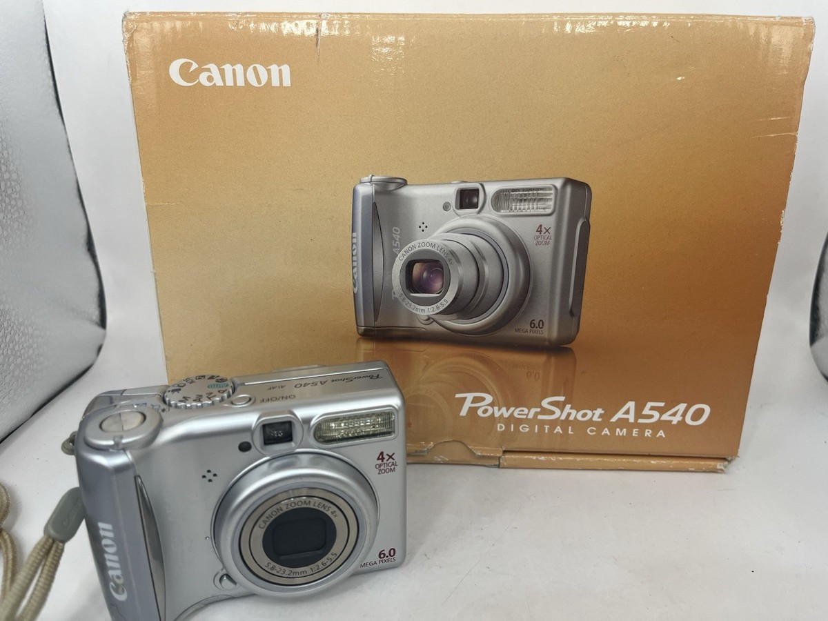 Canon PowerShot A540 6.0MP Digital Camera - Silver for sale online