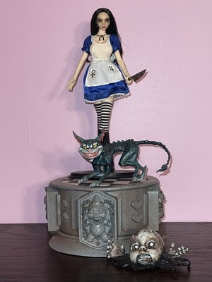 Rare American McGee s Alice madness returns Action Figure Doll 1/6 Cheshire