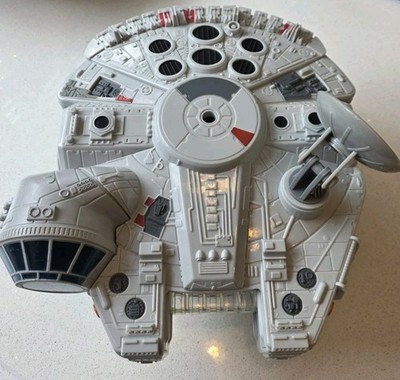 Playskool Star Wars Galactic Heroes Millenium Falcon + 3 Figuren guter Zustand '11